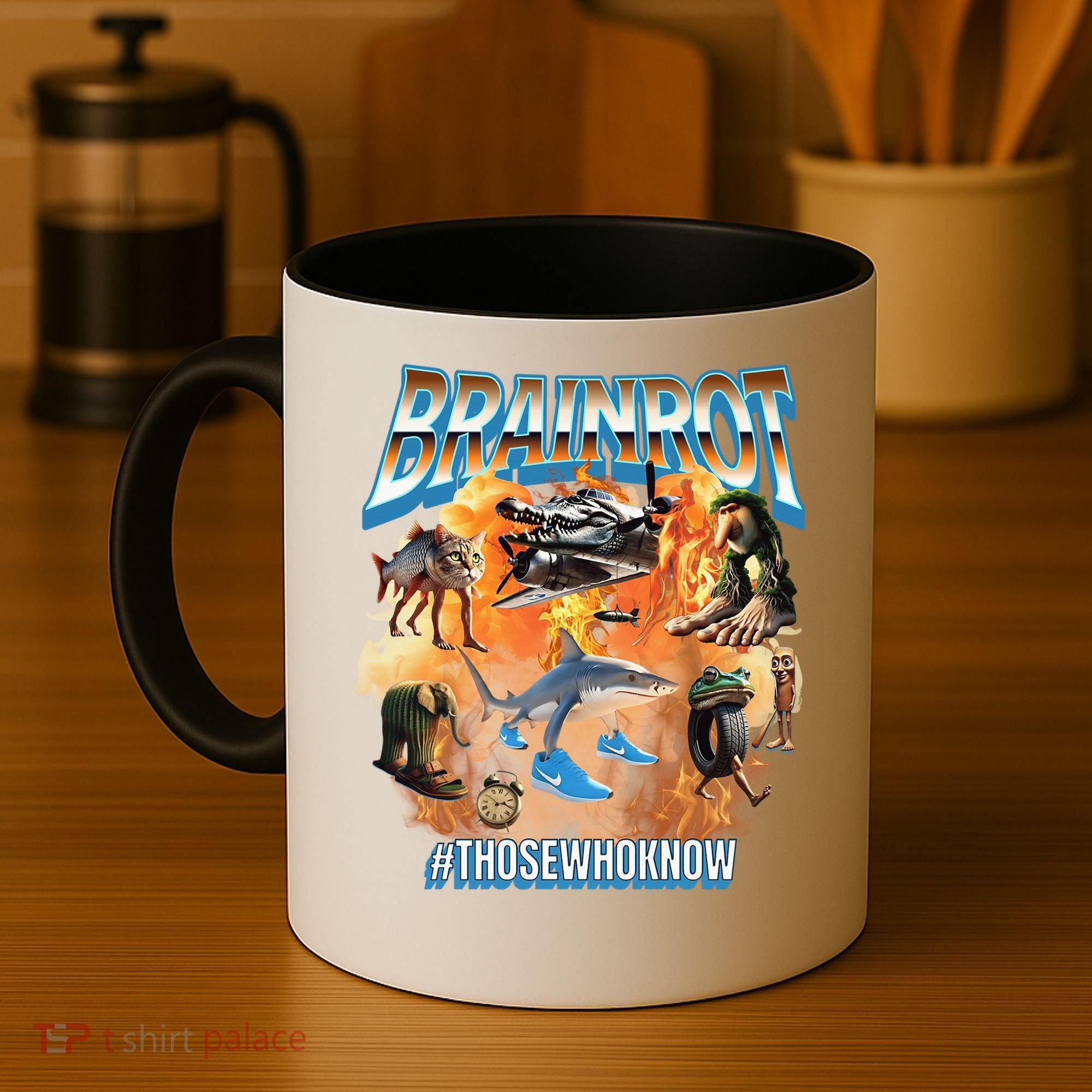 Italian Brainrot Meme Bootleg Coffee Mug