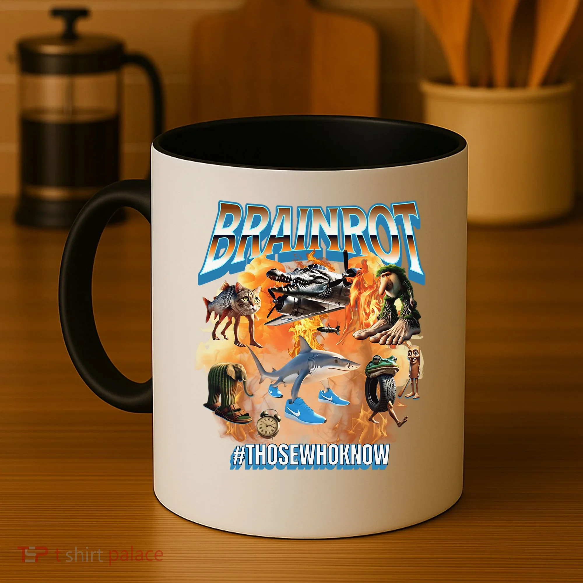 Italian Brainrot Meme Bootleg Coffee Mug