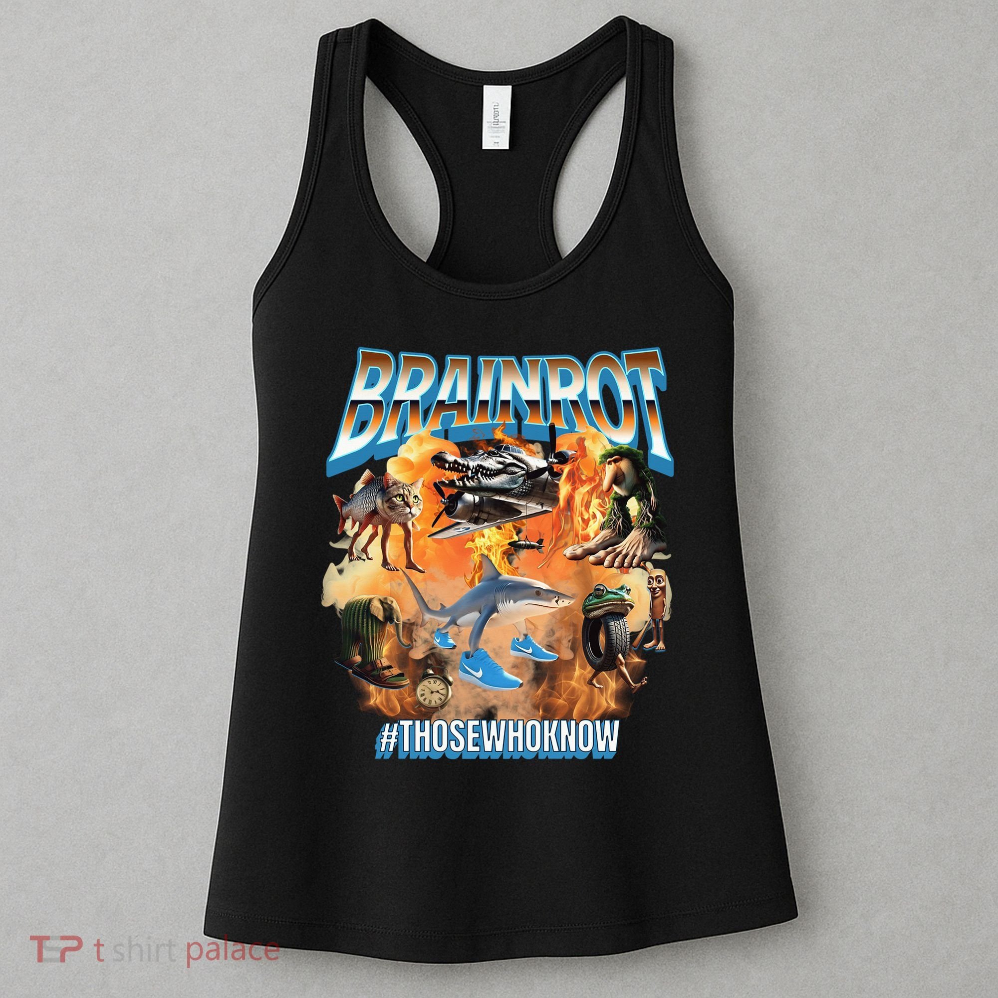 Italian Brainrot Meme Bootleg Women's Tank Top