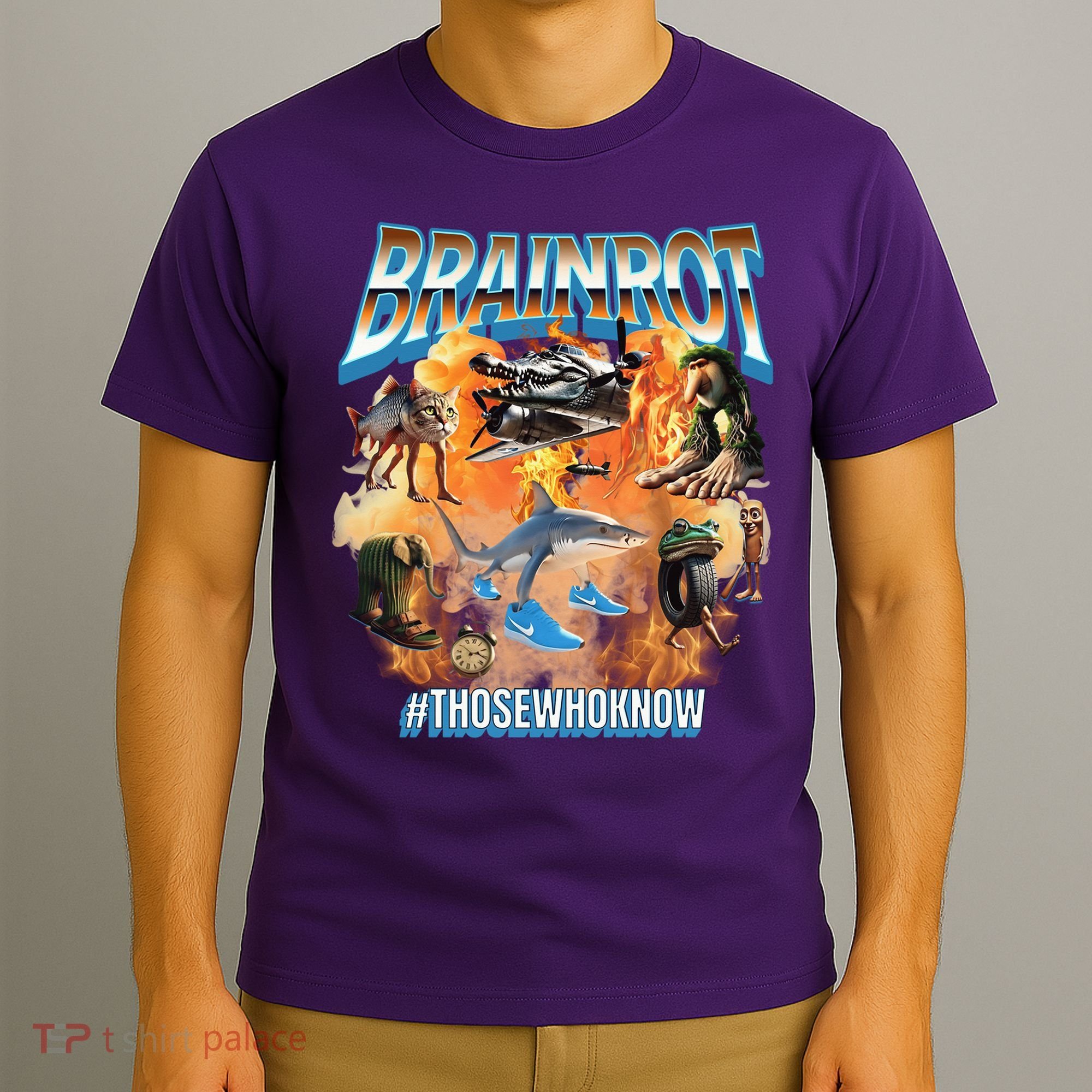 Italian Brainrot Meme Bootleg T-Shirt