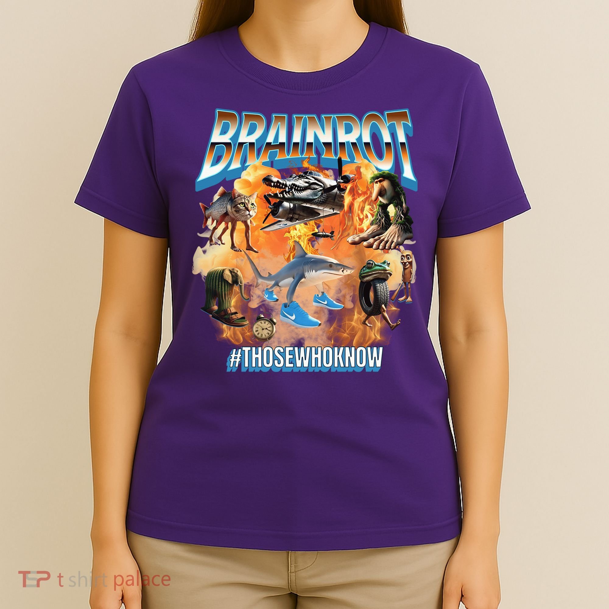 Italian Brainrot Meme Bootleg T-Shirt