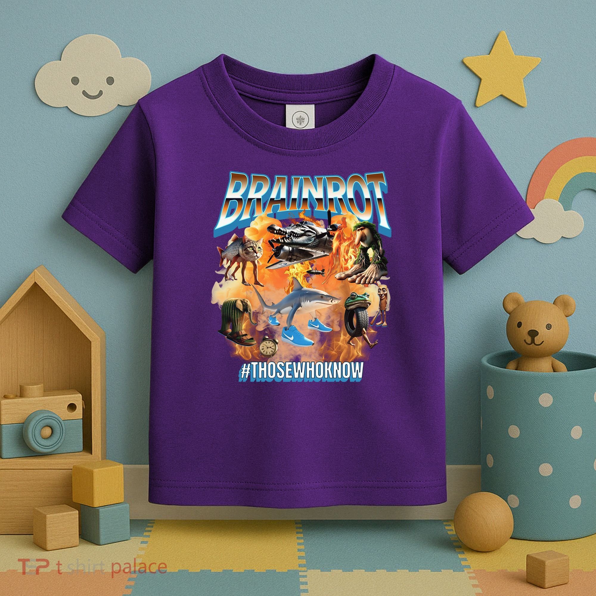 Italian Brainrot Meme Bootleg Toddler T-Shirt