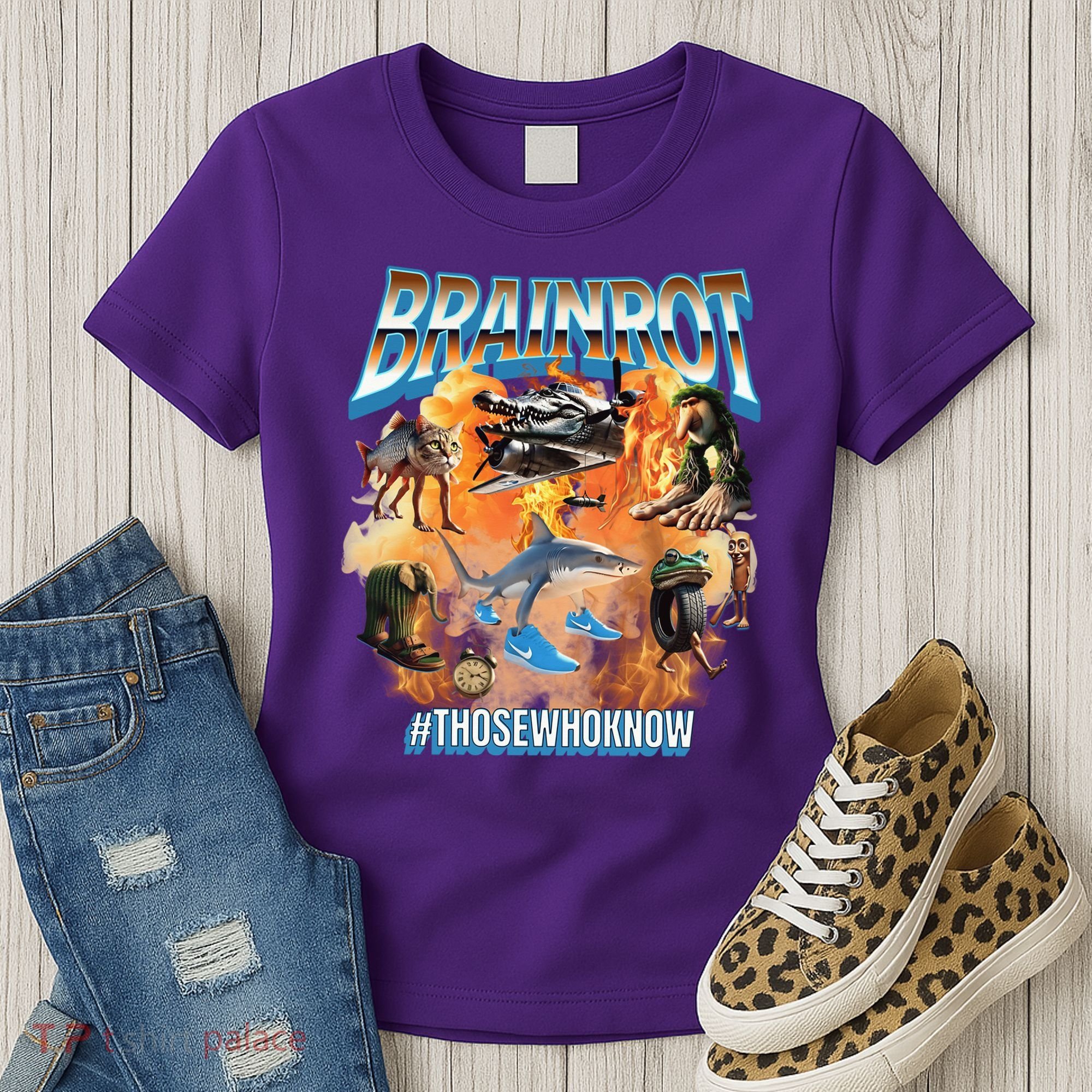 Italian Brainrot Meme Bootleg Women's T-Shirt