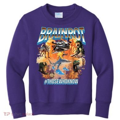 Italian Brainrot Meme Bootleg Kids Sweatshirt