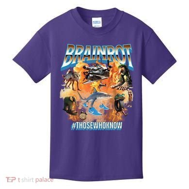 Italian Brainrot Meme Bootleg Kids T-Shirt