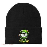 Irish Baseball Melting Drip Ice Cream St Patricks Day Beanie thumb 0