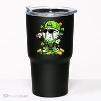 Irish Baseball Melting Drip Ice Cream St Patricks Day Tumbler thumb 0