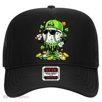 Irish Baseball Melting Drip Ice Cream St Patricks Day Hat thumb 0