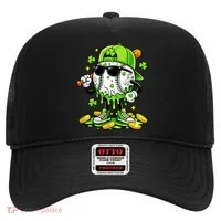 Irish Baseball Melting Drip Ice Cream St Patricks Day Hat thumb 0