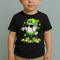 Irish Baseball Melting Drip Ice Cream St Patricks Day Toddler T-Shirt thumb 2