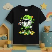 Irish Baseball Melting Drip Ice Cream St Patricks Day Toddler T-Shirt thumb 3