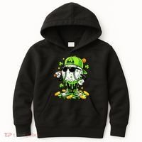 Irish Baseball Melting Drip Ice Cream St Patricks Day Kids Hoodie thumb 0