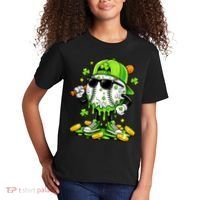 Irish Baseball Melting Drip Ice Cream St Patricks Day Kids T-Shirt thumb 2