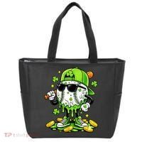 Irish Baseball Melting Drip Ice Cream St Patricks Day Tote Bag thumb 0