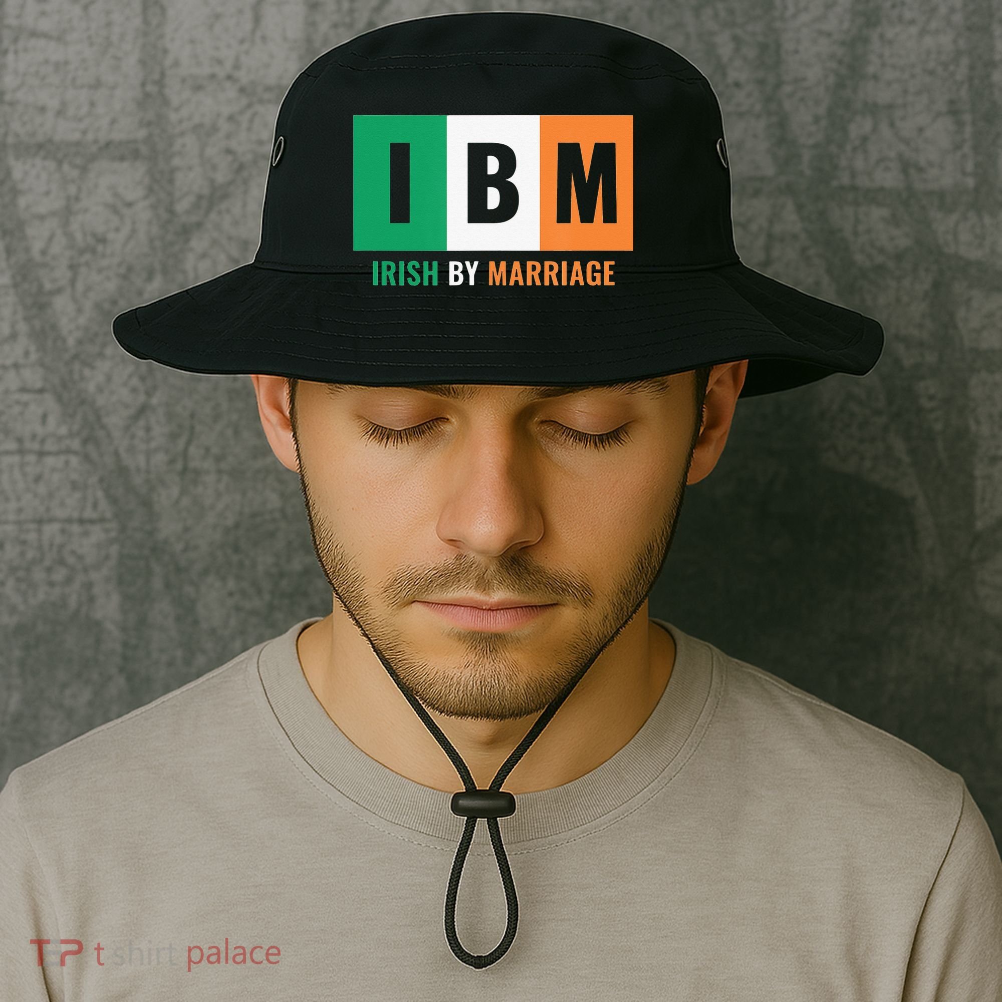Irish By Marriage IBM Funny St Patrick's Day Bucket Hat