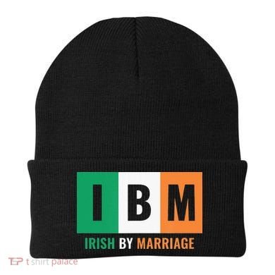 Irish By Marriage IBM Funny St Patrick's Day Beanie