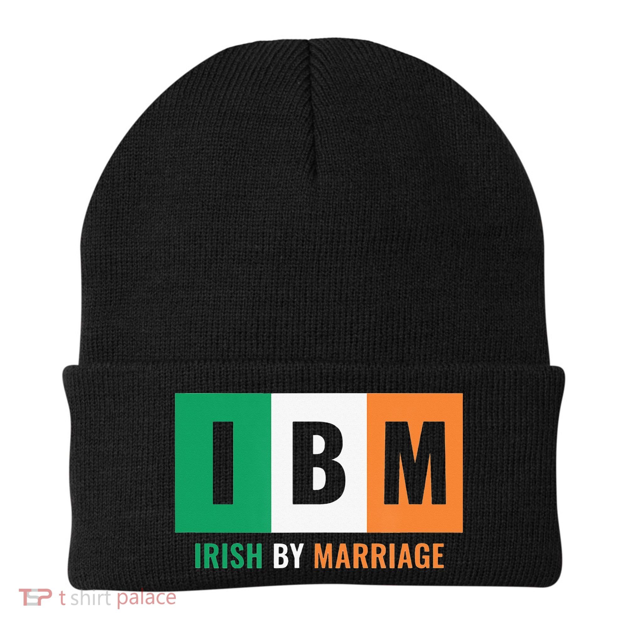 Irish By Marriage IBM Funny St Patrick's Day Beanie