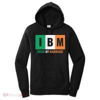 Irish By Marriage IBM Funny St Patrick's Day Women's Hoodie thumb 0