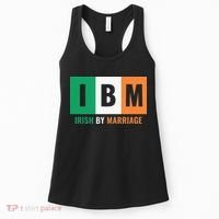 Irish By Marriage IBM Funny St Patrick's Day Women's Tank Top thumb 0