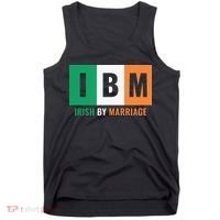 Irish By Marriage IBM Funny St Patrick's Day Tank Top thumb 0