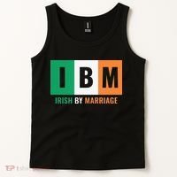Irish By Marriage IBM Funny St Patrick's Day Tank Top thumb 2