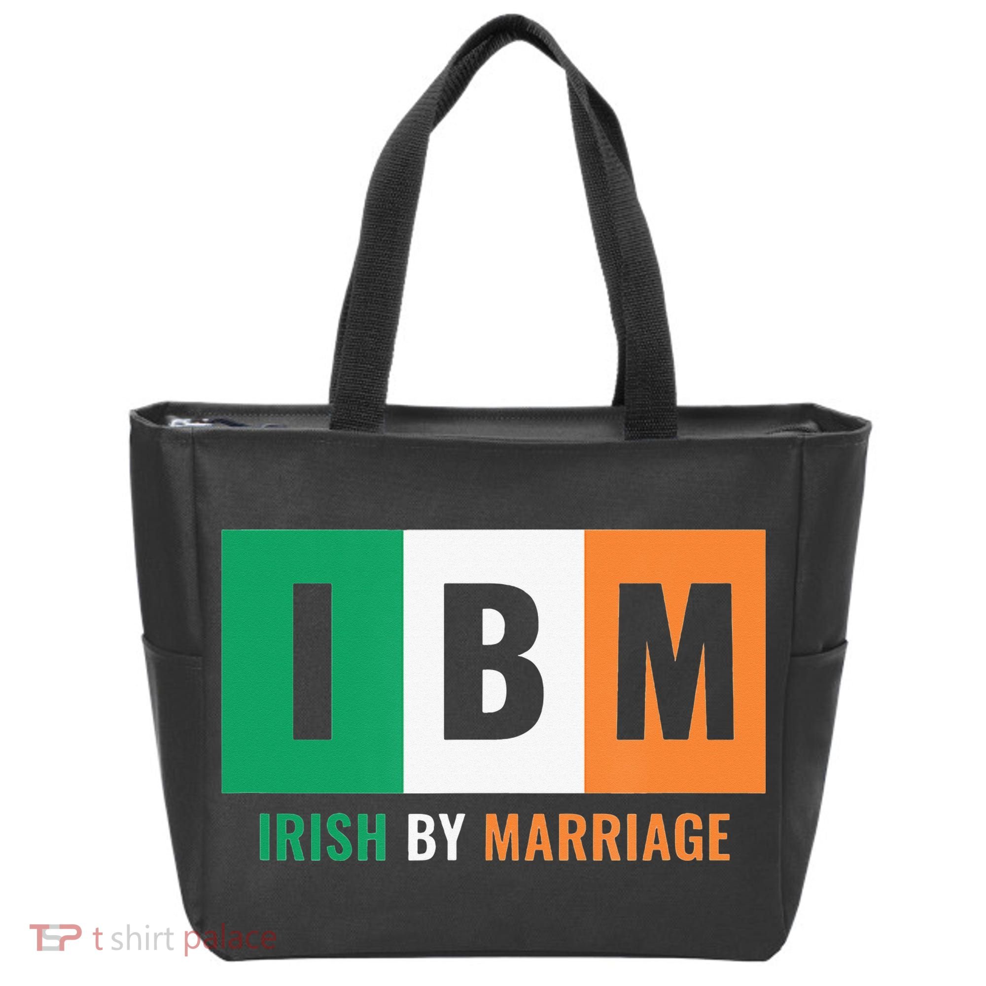 Irish By Marriage IBM Funny St Patrick's Day Tote Bag