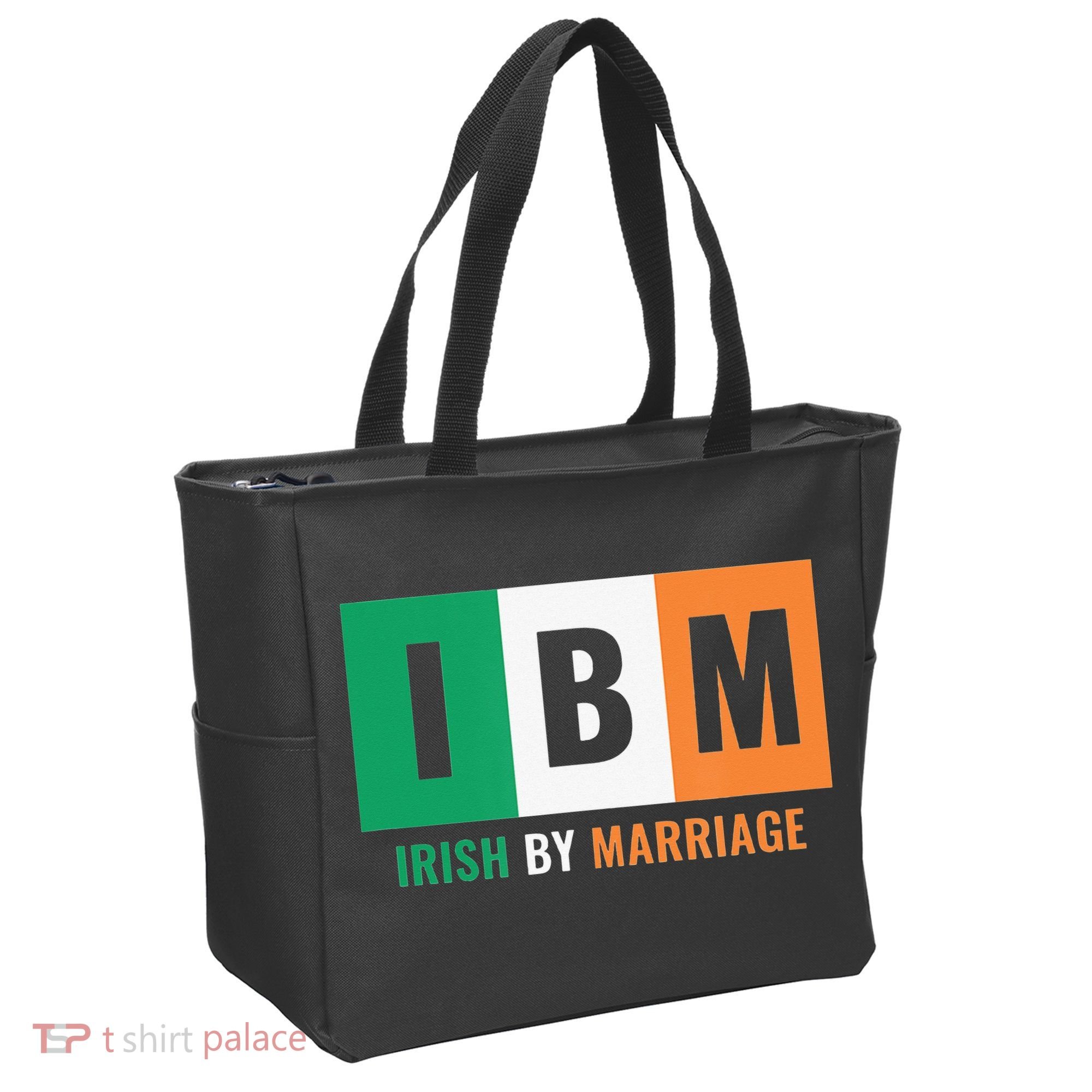 Irish By Marriage IBM Funny St Patrick's Day Tote Bag