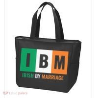 Irish By Marriage IBM Funny St Patrick's Day Tote Bag thumb 3