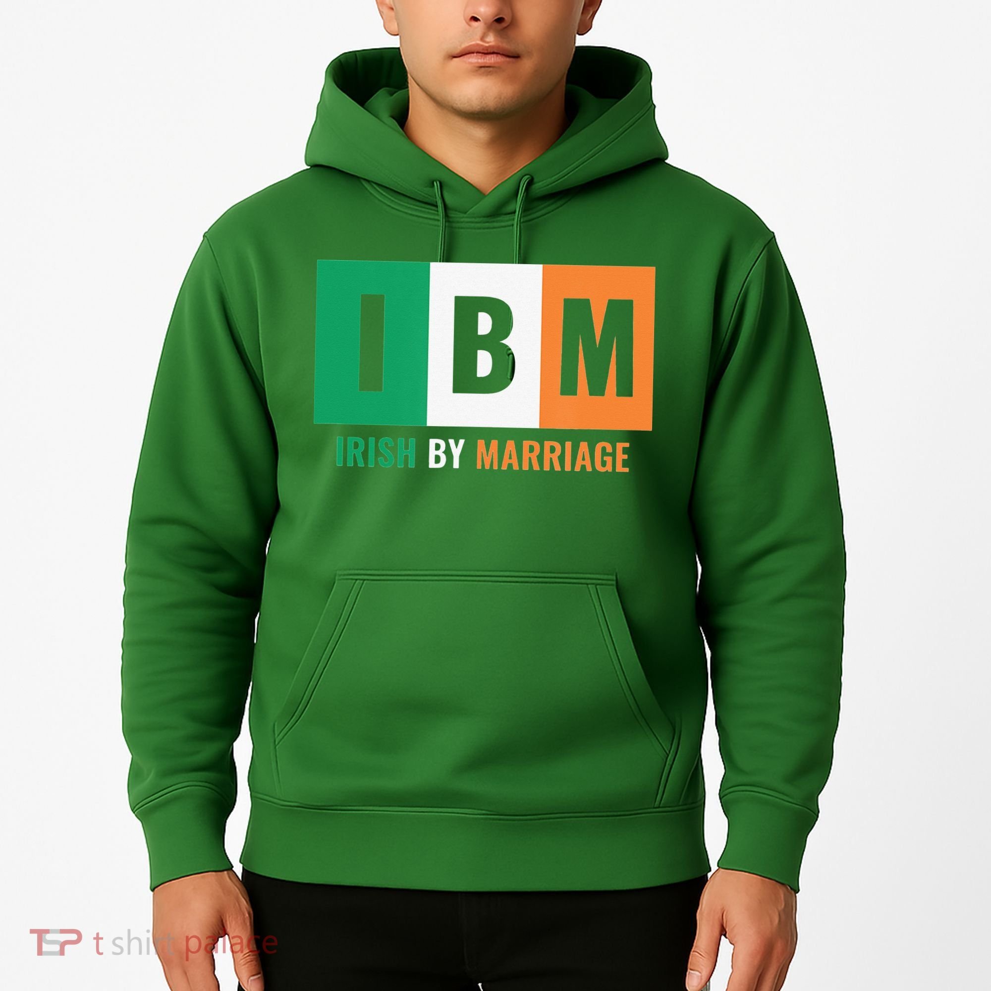 Irish By Marriage IBM Funny St Patrick's Day Hoodie