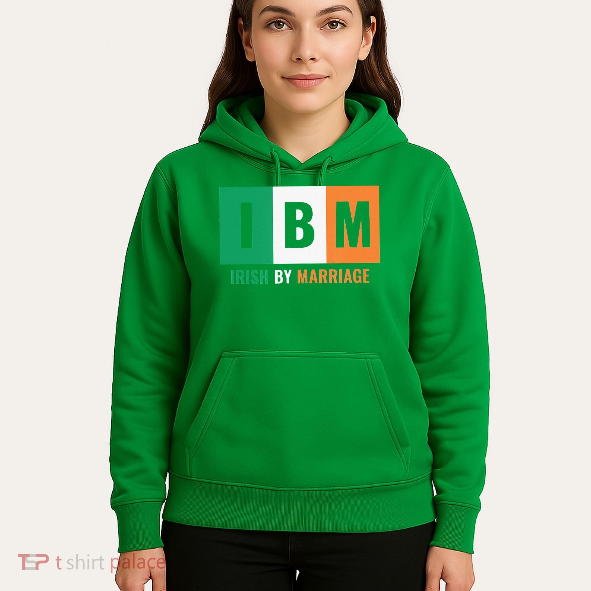 Irish By Marriage IBM Funny St Patrick's Day Hoodie