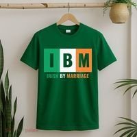 Irish By Marriage IBM Funny St Patrick's Day T-Shirt thumb 2