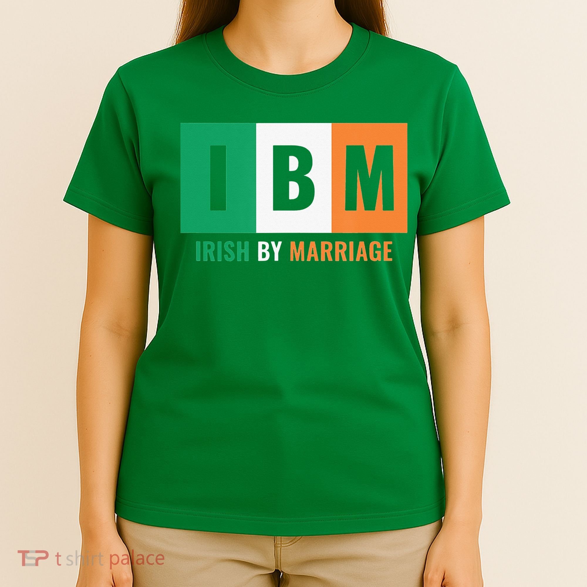Irish By Marriage IBM Funny St Patrick's Day T-Shirt
