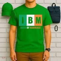 Irish By Marriage IBM Funny St Patrick's Day T-Shirt thumb 6