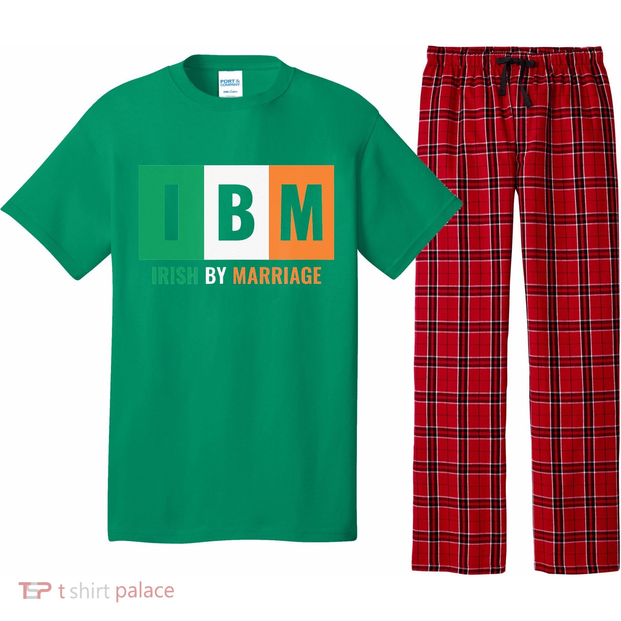 Irish By Marriage IBM Funny St Patrick's Day Pajama Set