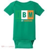 Irish By Marriage IBM Funny St Patrick's Day Baby Bodysuit thumb 0