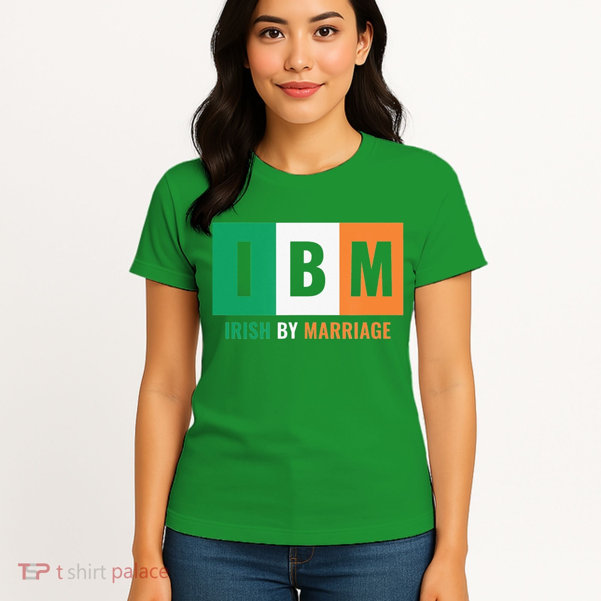Irish By Marriage IBM Funny St Patrick's Day Women's T-Shirt