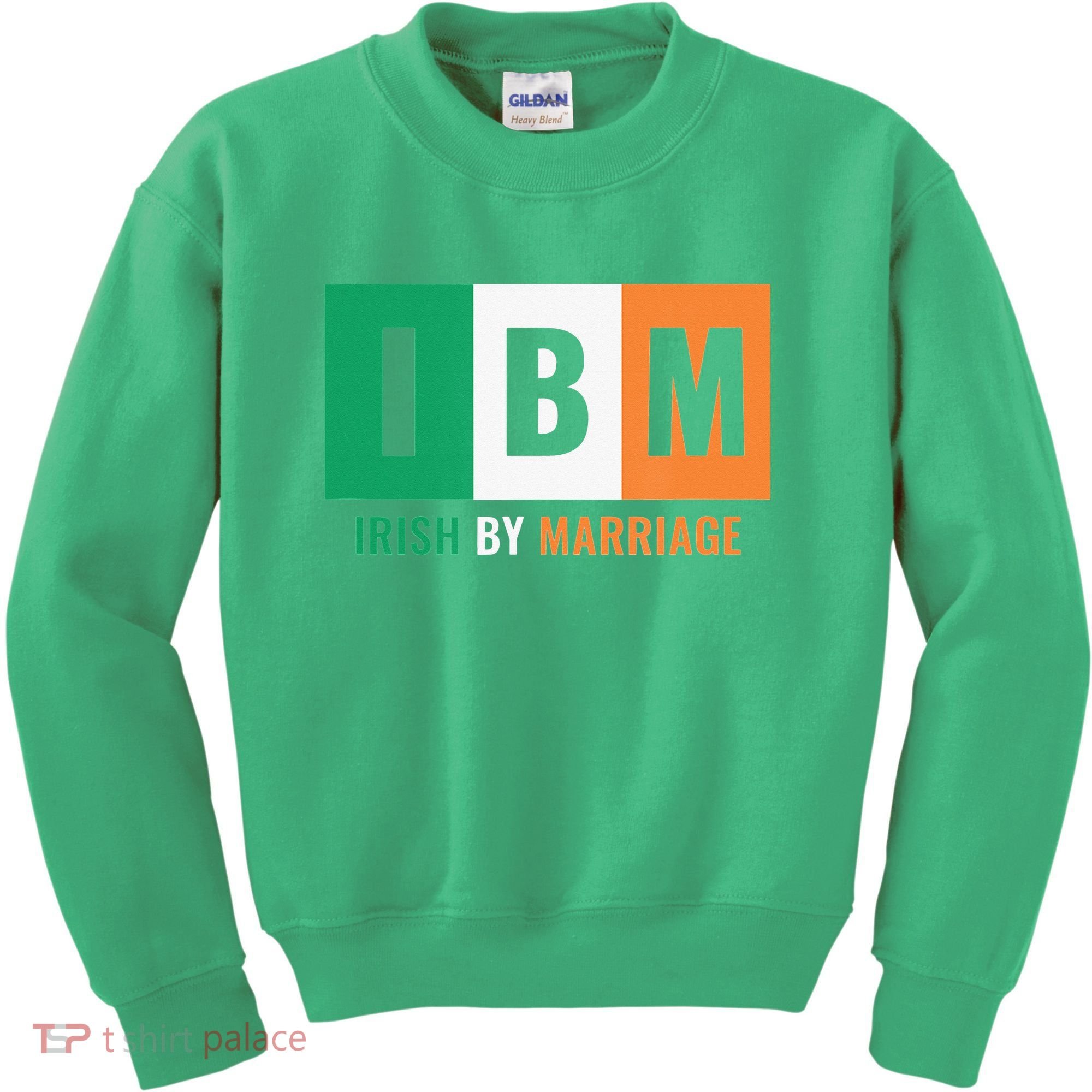 Irish By Marriage IBM Funny St Patrick's Day Kids Sweatshirt