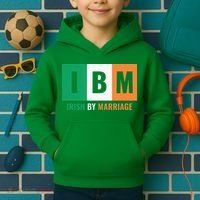 Irish By Marriage IBM Funny St Patrick's Day Kids Hoodie thumb 2