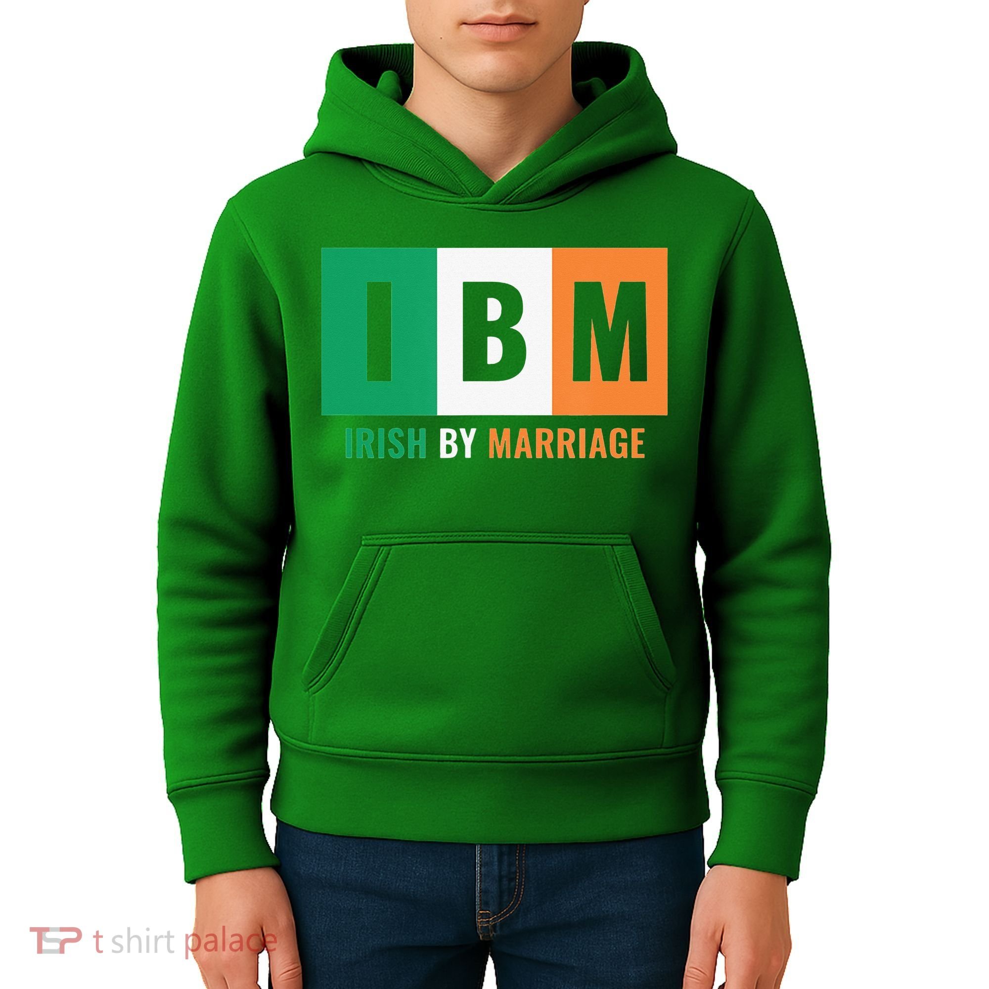 Irish By Marriage IBM Funny St Patrick's Day Kids Hoodie