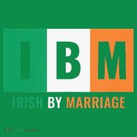 Irish By Marriage IBM Funny St Patrick's Day Kids Long Sleeve Shirt thumb 2