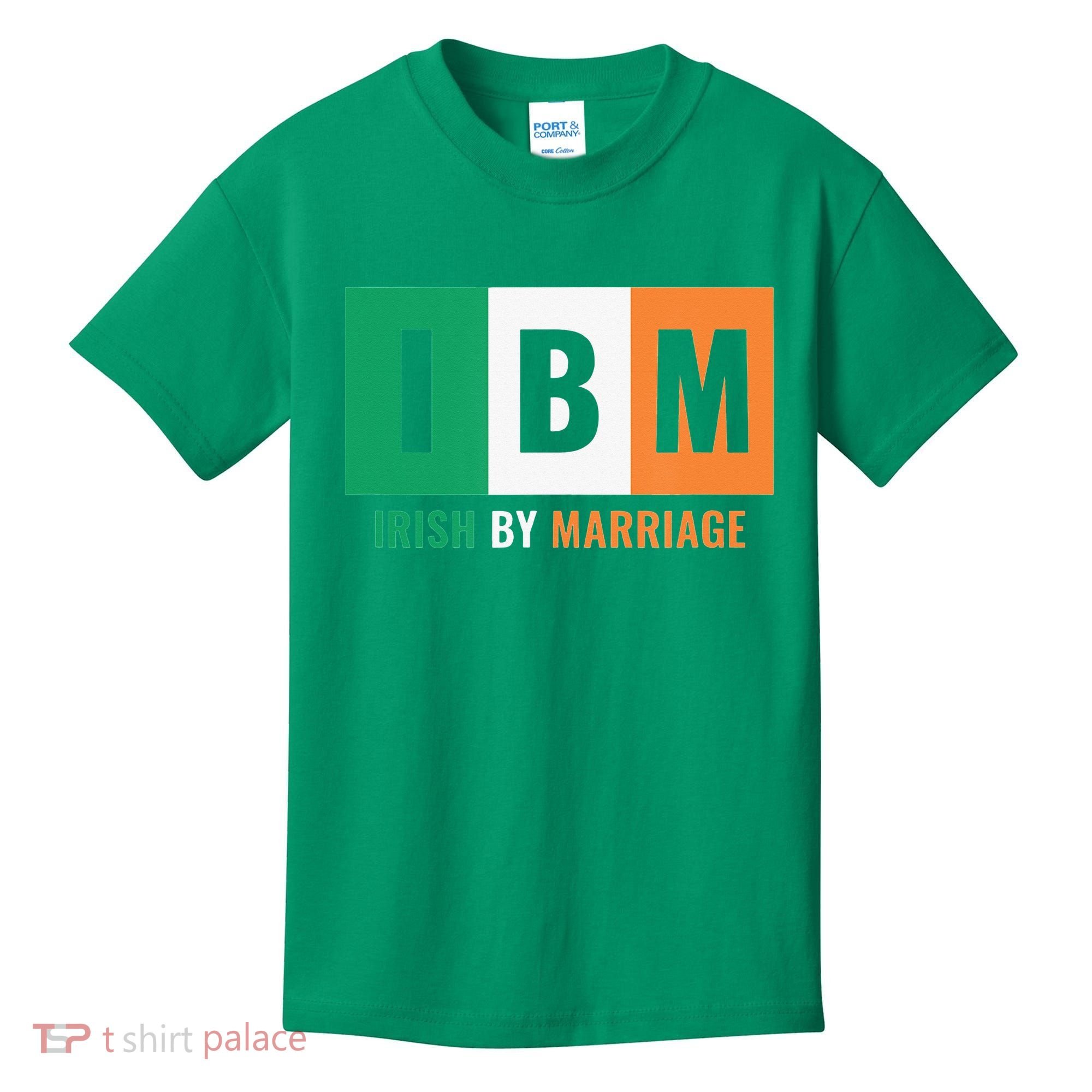 Irish By Marriage IBM Funny St Patrick's Day Kids T-Shirt