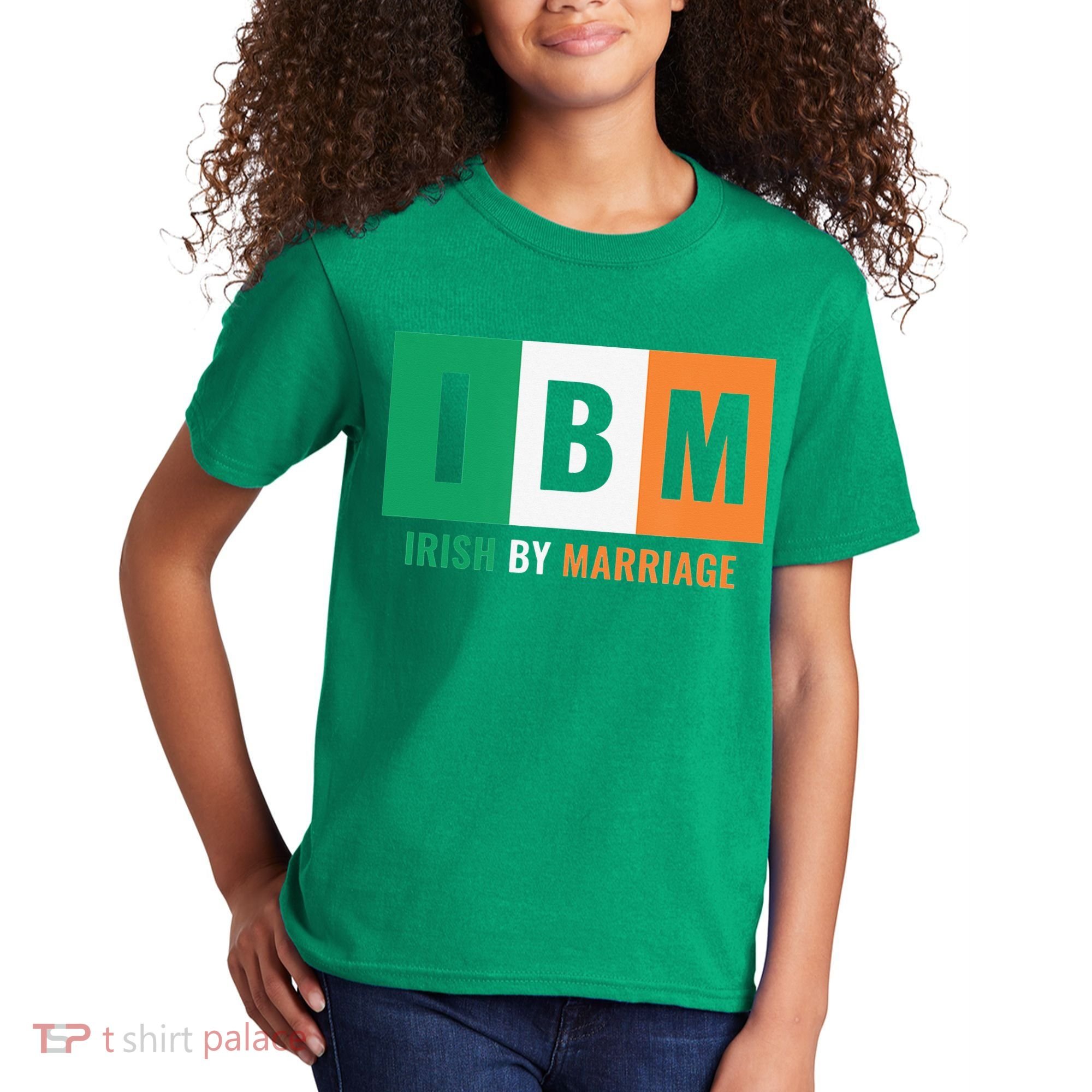 Irish By Marriage IBM Funny St Patrick's Day Kids T-Shirt