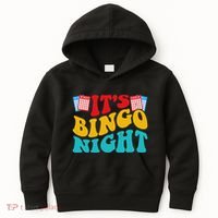 Its Bingo Night Kids Hoodie thumb 0
