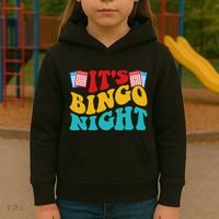 Its Bingo Night Kids Hoodie thumb 3