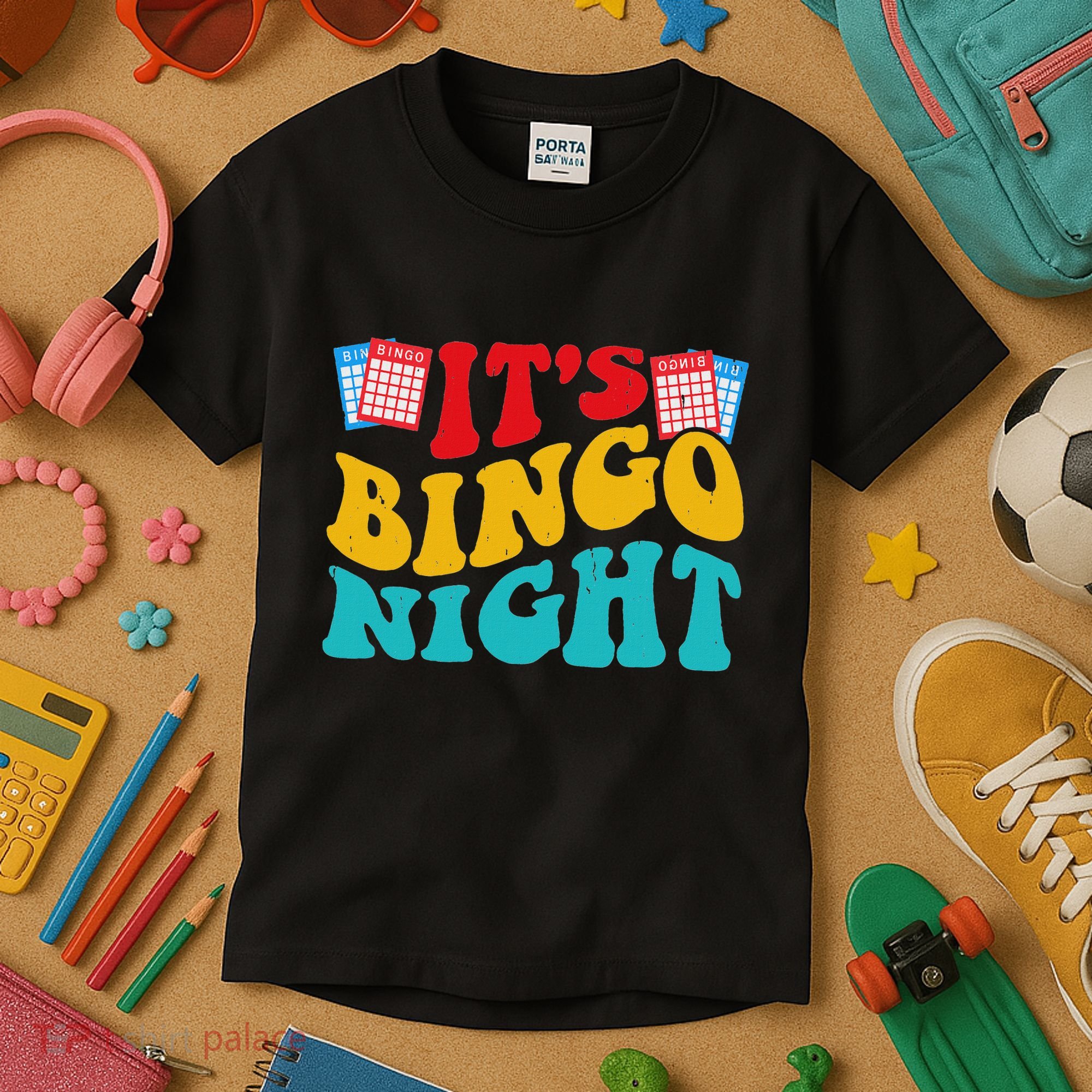 Its Bingo Night Kids T-Shirt