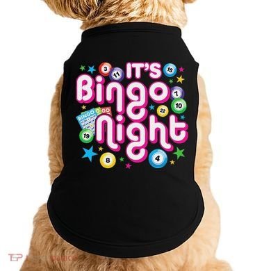 ItS Bingo Night Funny Bingo Gambling Doggie Tank