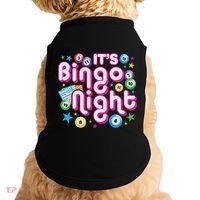 ItS Bingo Night Funny Bingo Gambling Doggie Tank thumb 0