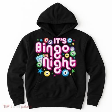 ItS Bingo Night Funny Bingo Gambling Hoodie