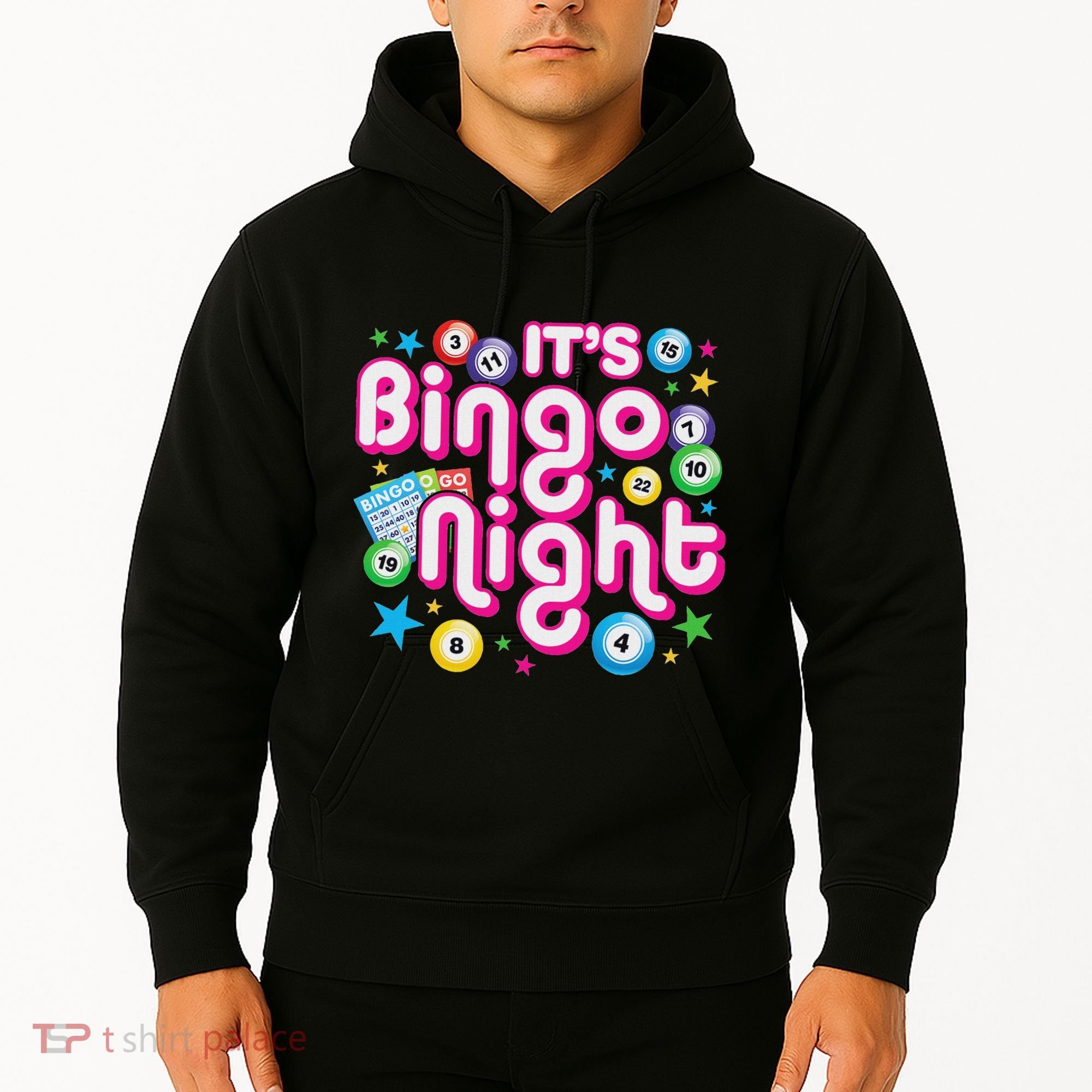 ItS Bingo Night Funny Bingo Gambling Hoodie