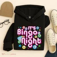 ItS Bingo Night Funny Bingo Gambling Hoodie thumb 4